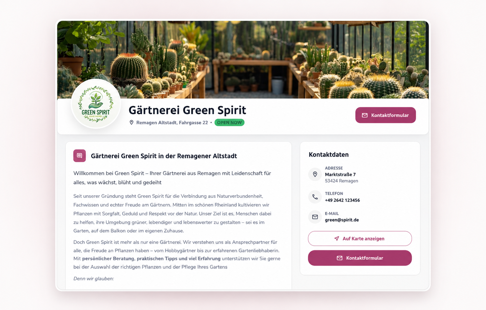 Profilvorschau von Green Spirit